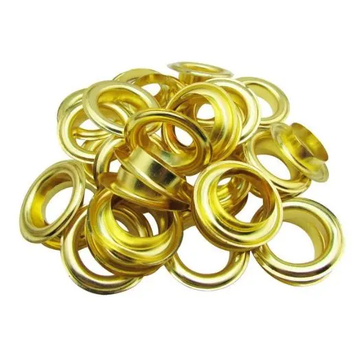 Stinson Brass 3/8-Inch Eyelet Grommets For Tarps – 50-Piece Durable Set 1