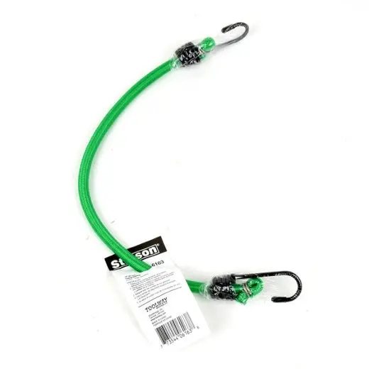 Stinson Cargo Braided Green Bungee Cord – 13-Inch Elastic Tie-Down 1