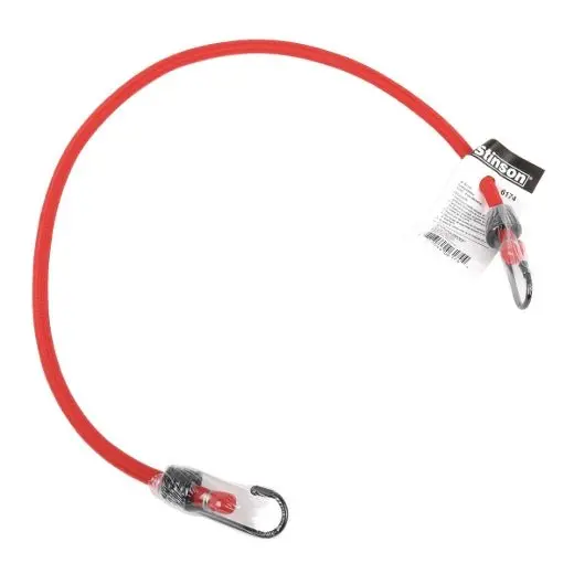Stinson Cargo Braided Red Bungee Cord – 24-Inch Elastic Tie-Down 1