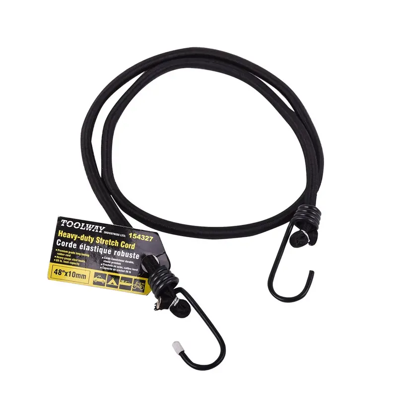 Stinson Cargo Elastic Bungee Cord – 10 Mm × 48 Inches, Extended-Length Fastening Cord 1