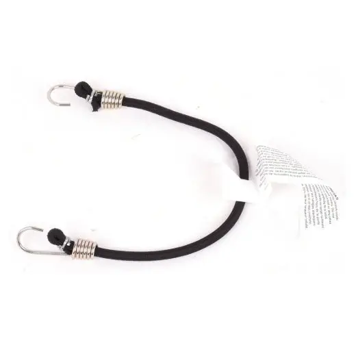 Stinson Cargo Mini Bungee Cords – 4-Pack Black 10-Inch Compact Elastic Straps 1
