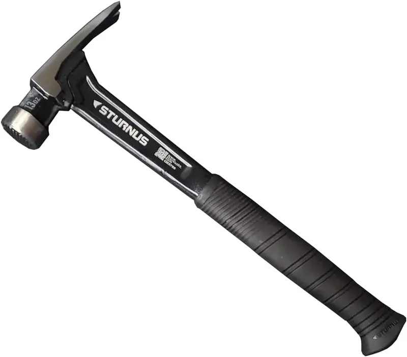 Sturnus Graphite Velocity Rip Claw Hammer – 13 Oz, Compact Handle, Milled Face 1