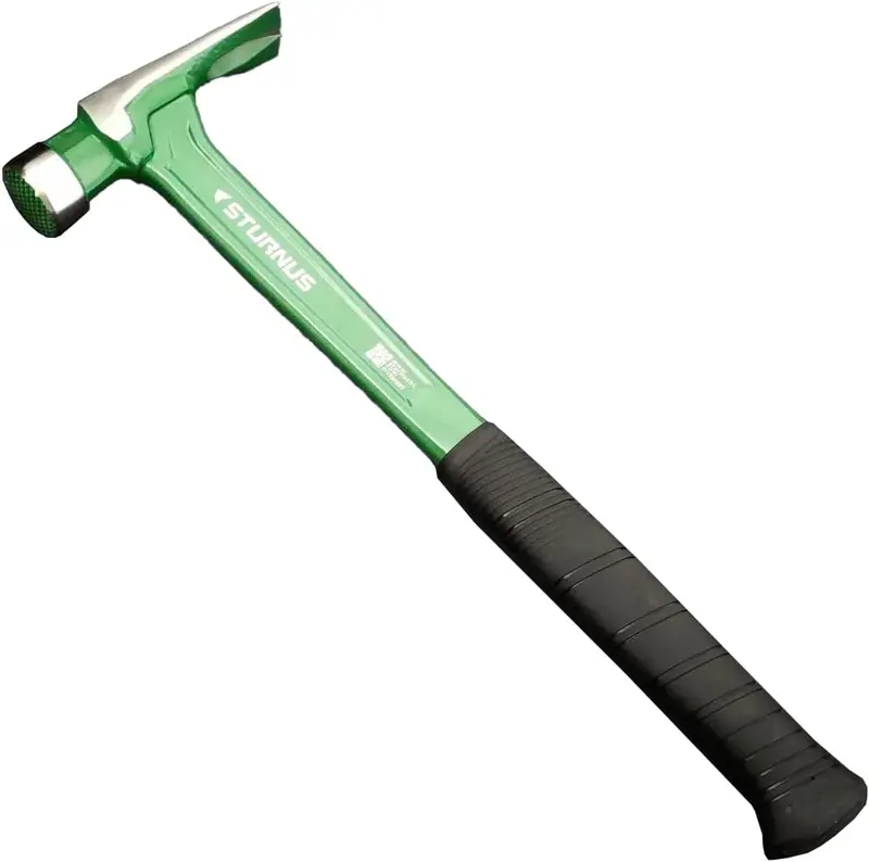 Sturnus Green Velocity Rip Claw Hammer – 13 Oz, Long Handle, Milled Face For Grip 1