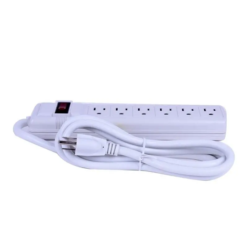 Surge-Protected Power Strip – 6-Foot, 6 Outlets, 280-Joule Protection 1