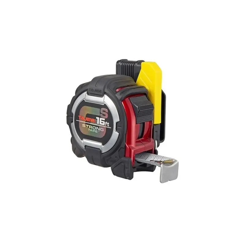 Tajima 25-Foot Tape Measure With Integrated Belt Clip 1
