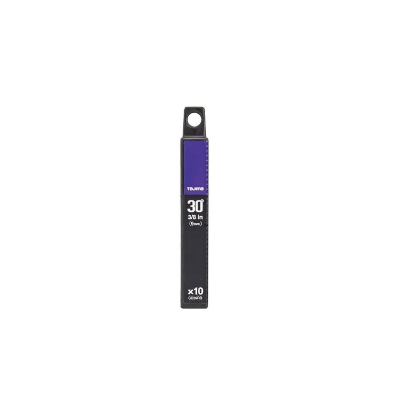 Tajima Cb39Rbh: 30° Acute-Angle Razor Blades – Black, 10-Pack 1