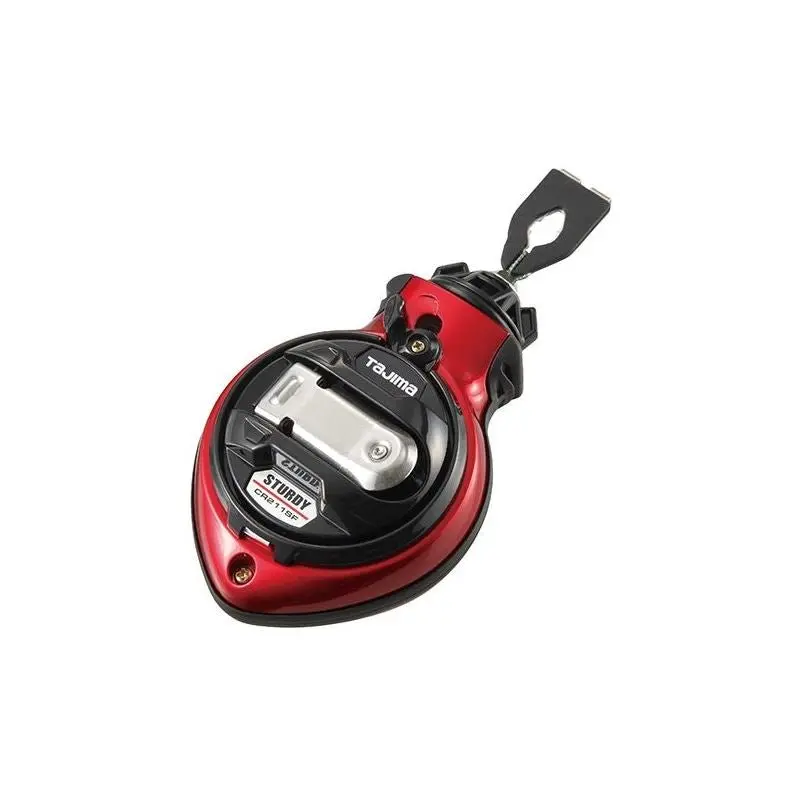 Tajima Chalk-Rite Cr211Sfr Heavy-Duty Chalk Line – 1.0Mm Red String, Ergonomic Design 1