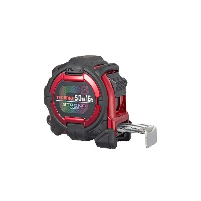 Tajima Gs-16/5Mbw Dual-Scale Tape Measure – Metric & Imperial, Locking Blade 1