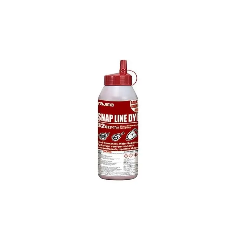 Tajima Plc3-Dr900 Snap Line Reel With Dark Red Chalk Dye 1