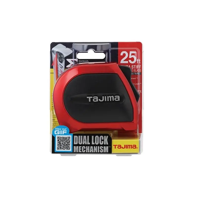 Tajima Sigma Stop Tape Measure – 25 Ft Heavy-Duty Sae-Only Model 1