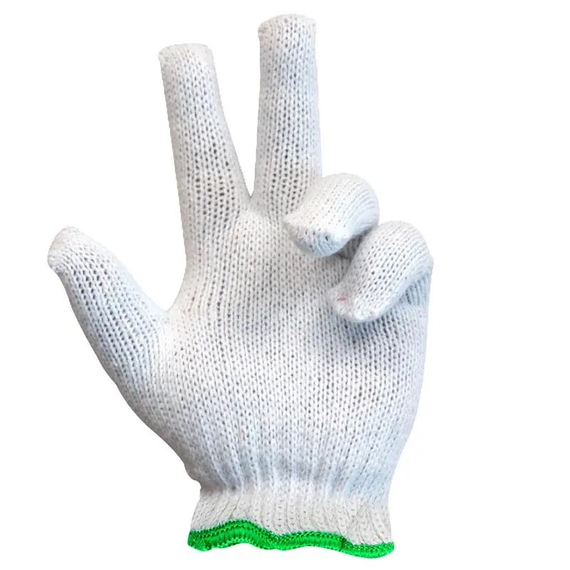 Toolway Knitted Poly/Cotton Work Gloves – White, Size Large (12-Pair Pack, Model 105522) 1