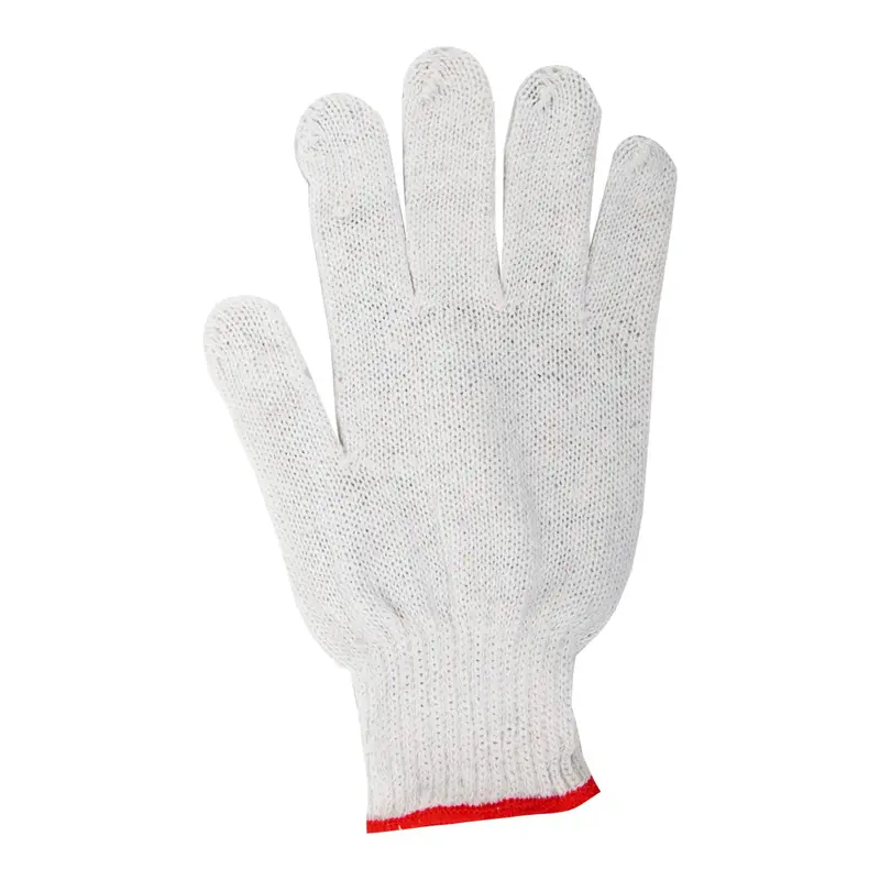 Toolway Knitted Poly/Cotton Work Gloves – White, Size Small (12-Pair Pack, Model 105545) 1