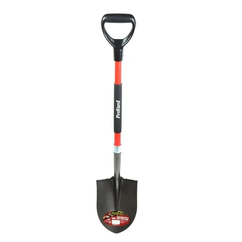 Toolway Round Point Shovel – 40-Inch Fiberglass D-Handle 1