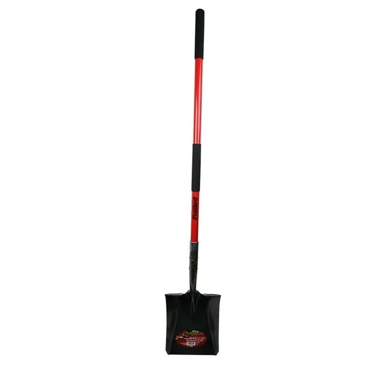 Toolway Square Point Shovel – 10X58 Inch Fiberglass L-Handle 1