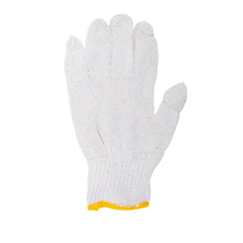 Twxpert Cotton Knit Work Gloves – Yellow, Size Medium (12-Pack) 1