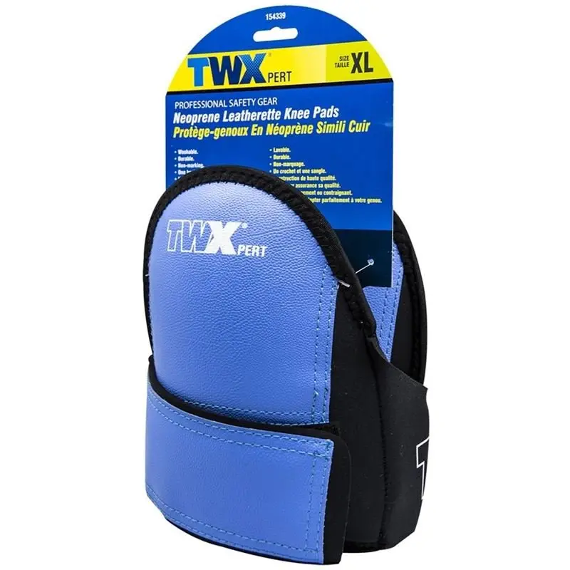 Twxpert Hybrid Knee Pads – Leatherette & Neoprene Design 1
