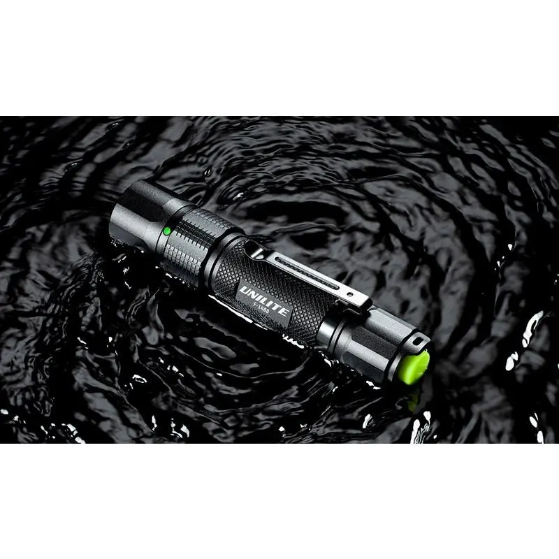 Unilite F-1400 Dual-Power Aluminum Flashlight – Battery Or Usb Rechargeable 1