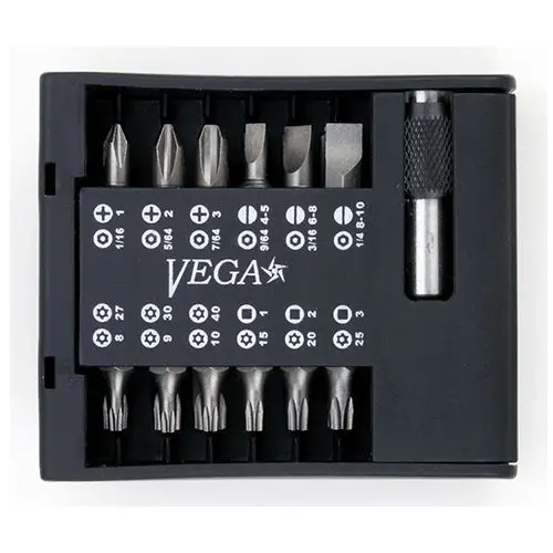 Vega 25-Piece Premium Driver Bit Set 1
