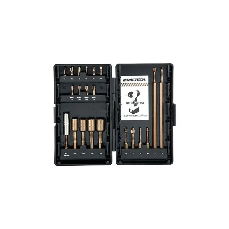 Vega Impactech Driver Bit Set – 21-Piece Professional Grade (P21-1Db) 1