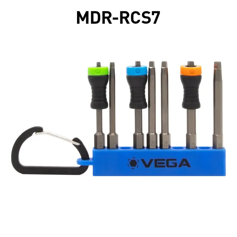 Vega Mdr-Rcs7 Magnetic Bit Collar Carabiner Set For Fastener Organization 1