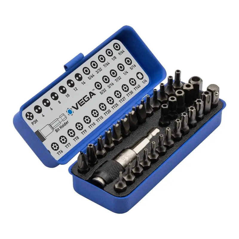 Vega V32-1Tp Probox Security Bit Kit – 32-Piece Tamper-Resistant Bit Set 1