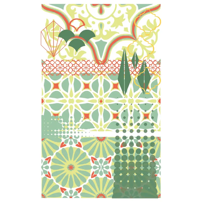 Vic Hollins Geometric Design Stamp & Stencil Bundle – 18 Stamps + 3 Stencils 1