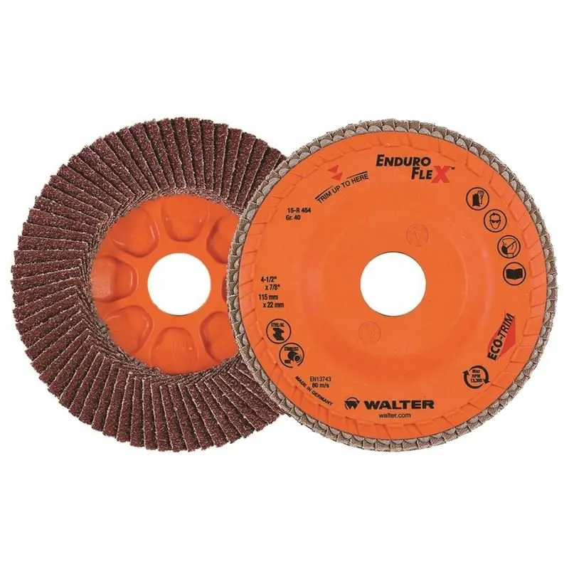 Walter Enduro-Flex 4-1/2" Blending Disc – Grade 40, Model 15R454 1