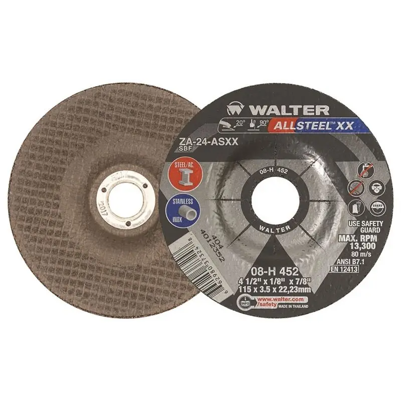 Walter Hp Xx 4-1/2" X 1/8" X 7/8" High-Performance Grinding Wheel 1