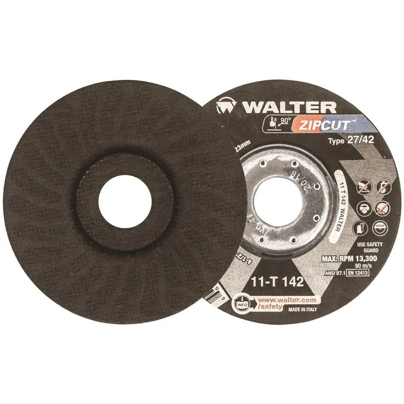Walter Zip Wheel 4-1/2" Cut-Off Disc – 3/64", Type 27 1