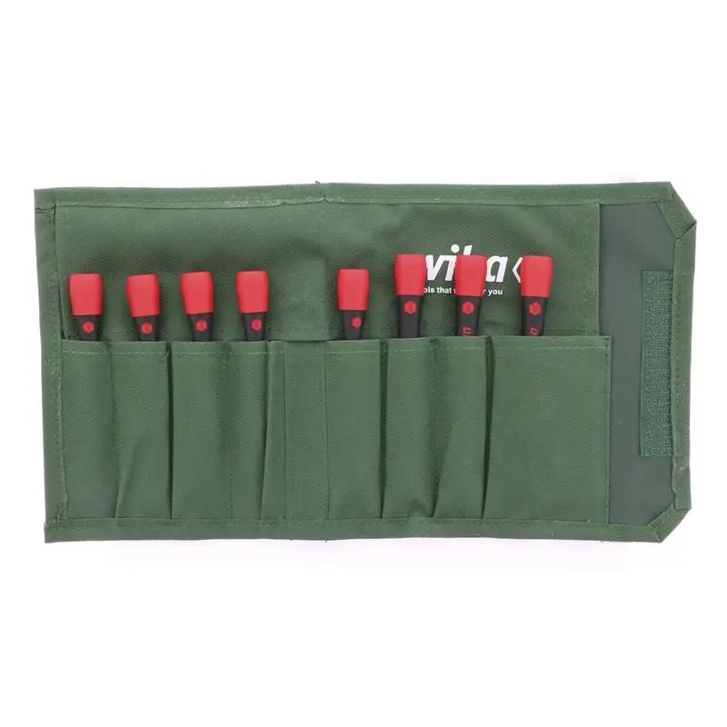 Wiha 8-Piece Picofinish Precision Torx Screwdriver Set (T1–T8) – Canvas Pouch 1