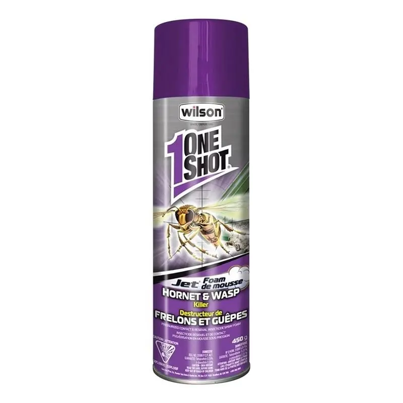 Wilson One-Shot Foam Wasp & Hornet Killer – 450G Aerosol Can 1
