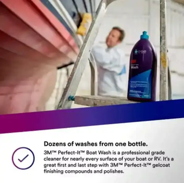 3M Perfect-It Boat Wash Cleaner – Concentrated Formula (Part 09035) 1