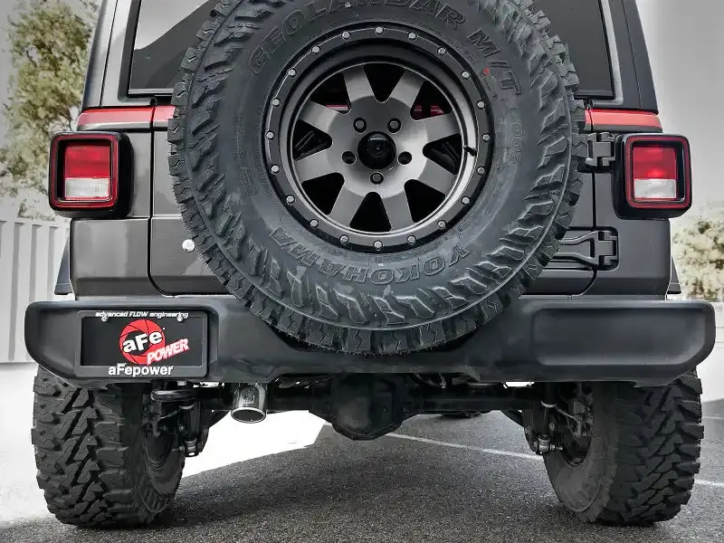Afe Mach Force Xp Exhaust System – 2.5" Axle-Back For 2018–2020 Jeep Wrangler Jl 3.6L V6 1