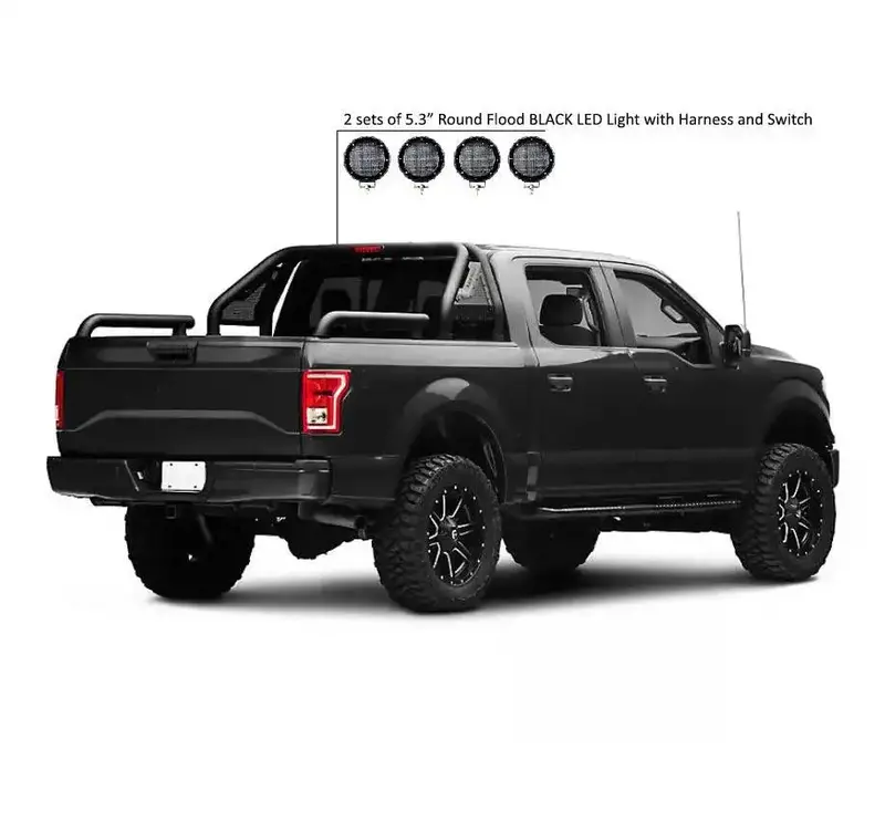 Black Horse Off-Road Glrb-01B-Plfb Steel Modular Utility Bed With Track System (No Installation Required) 1