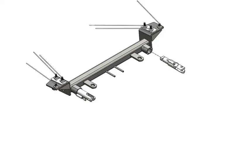 Blue Ox Bx1131 Heavy-Duty Tow Bar Base Plate With Removable Tabs 1