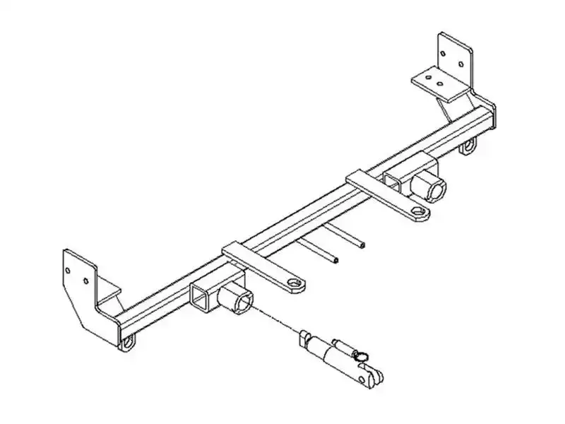 Blue Ox Bx3828 Tow Bar Base Plate – Removable Tabs, 3,500 Lb Rating 1