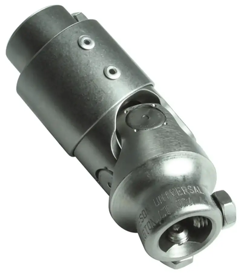 Borgeson 153406 Stainless Steel Steering U-Joint With Vibration Dampening — 3/4"-36 X 9/16"-17 1