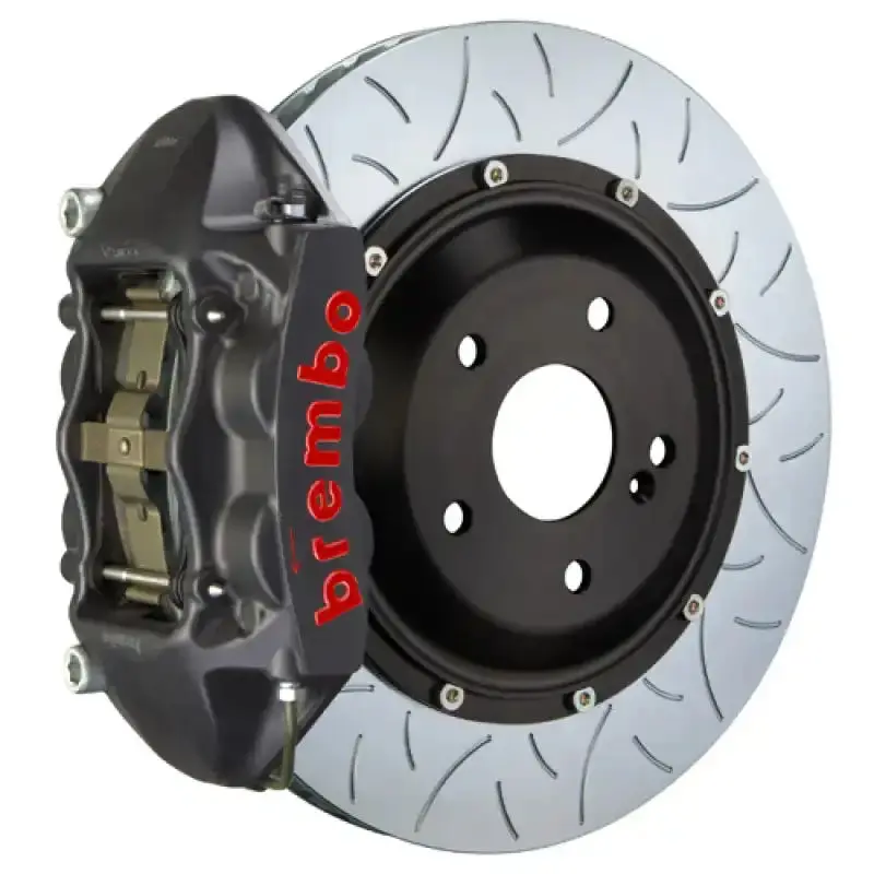 Brembo Gts Rear Big Brake Kit – 4-Piston Calipers With 345×28Mm Two-Piece Slotted Rotors For 2008–2014 Subaru Wrx Sti 1