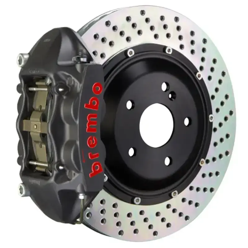 Brembo Gts Rear Big Brake Kit For 2010–2015 Camaro Ss/V6 & Zl1 – 380X28Mm Drilled Rotors, 4-Piston Calipers 1