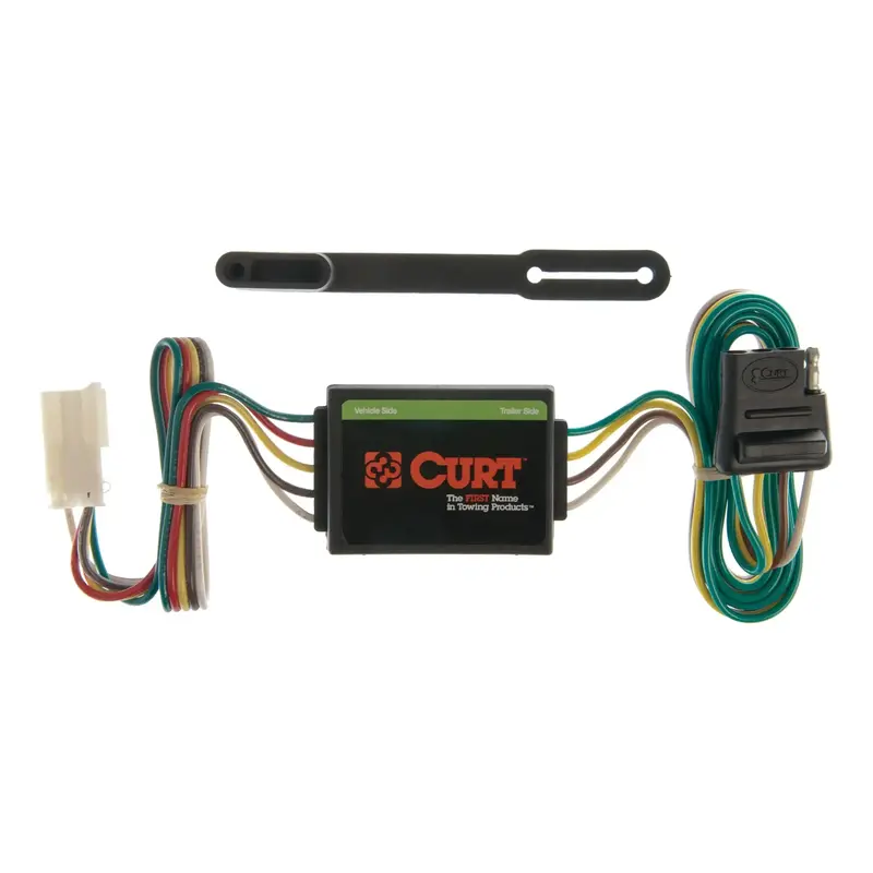Curt 55339 Custom 4-Pin Flat Wiring Harness – Oem Tow Package Adapter For Isuzu Trooper And Acura Slx 1