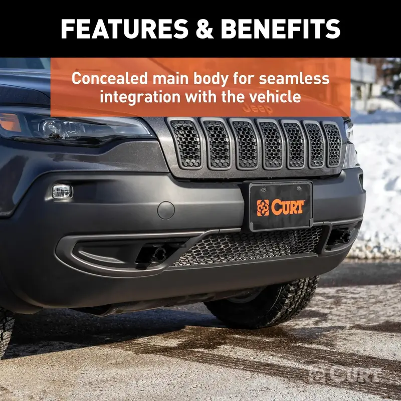 Curt 70103 Custom Tow Bar Base Plate – Compatible With Select Jeep Cherokee Models 1