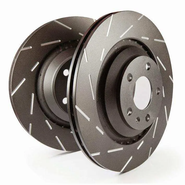Ebc Usr7743 Slotted Brake Rotors – Noise-Reducing Narrow Slot Design For Quiet Operation 1