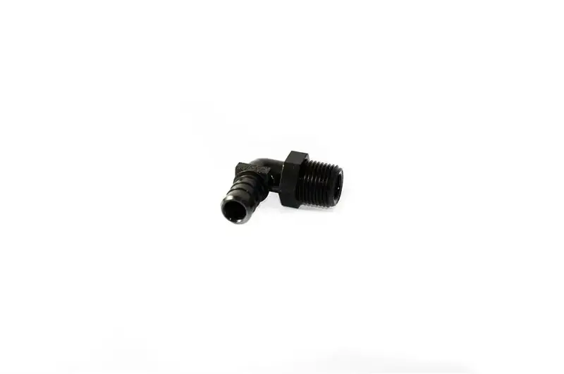 Elkhardt Supply 29810 Brass Elbow Fitting – 1/2" Barb X 3/8" Male Pipe Thread 1