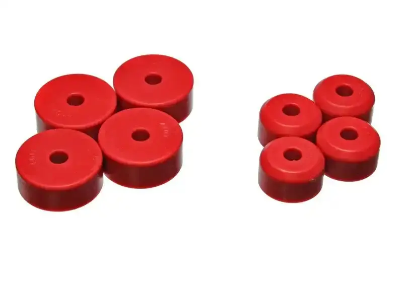 Energy Suspension 55-57 Chevrolet Stock Motor Mounts – Red Polyurethane, 8-Cylinder Only 1