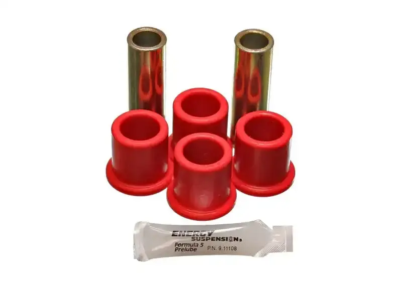 Energy Suspension Red Polyurethane Frame Shackle Bushings – For 1982–1996 Ford F100/F150 2Wd Rear Suspension 1