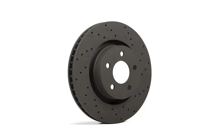 Hawk Performance Htc4040 Talon Rotors – Cross-Drilled & Slotted For Improved Cooling & Bite 1