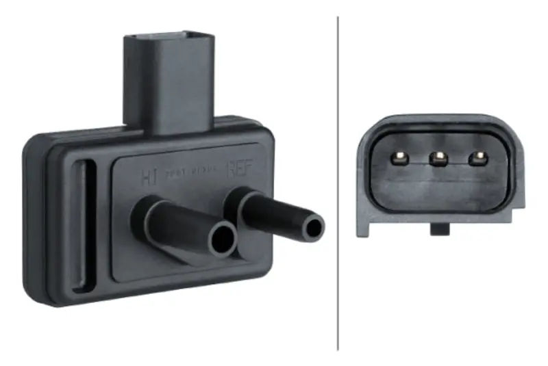 Hella 009409431 Exhaust Pressure Sensor With 3-Pin Bolt-On Connector 1