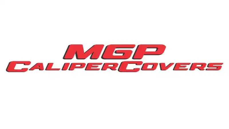 Mgp Engraved 4-Piston Caliper Covers – Front & Rear, Black Finish With Silver Lettering For 2019 Acura Rdx 1