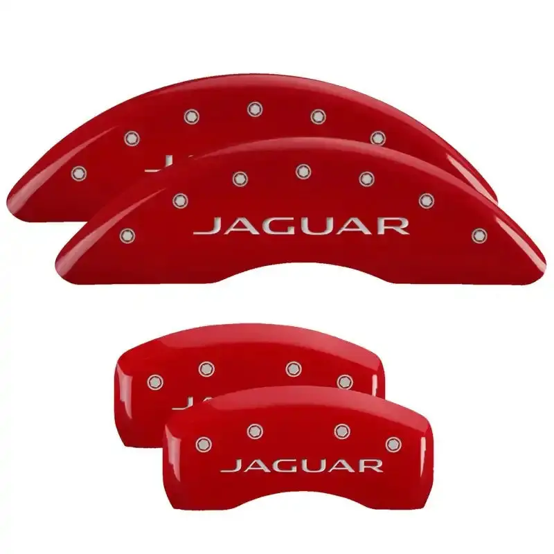 Mgp Engraved Caliper Covers – Front And Rear Set For Vtech Applications (Red Finish With Silver Detail) 1