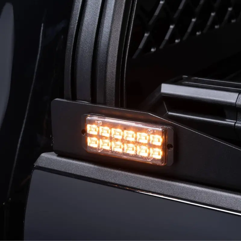 Putco Stinger Pro Amber Led Light Heads – 5-Inch Round Off-Road Lighting 1